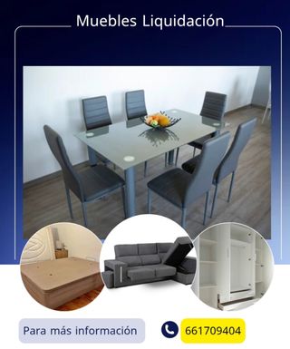 Mesa y sillas comedor