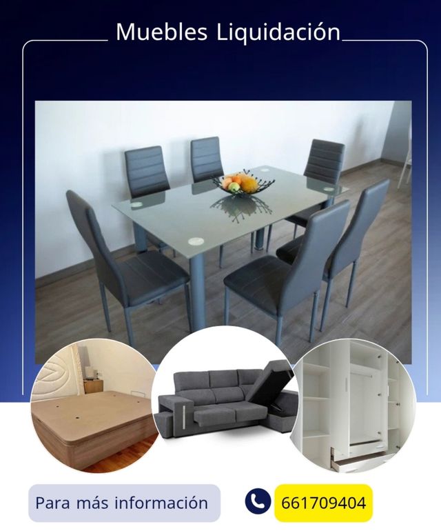 Mesa y sillas comedor