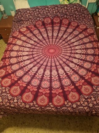 Colcha tipo mandala
