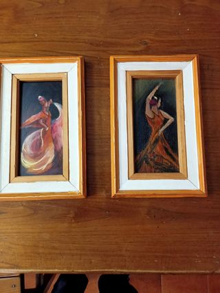 2 quadrucci pittura olio