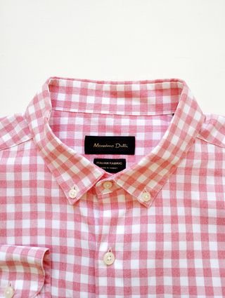 Camisa de cuadros de Massimo Dutti.