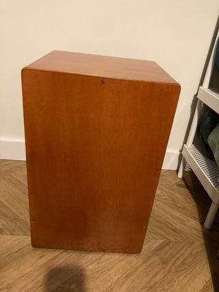 Cajon percusion flamenco con funda