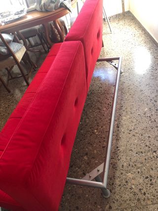 Sofa cama rojo