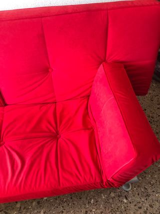 Sofa cama rojo