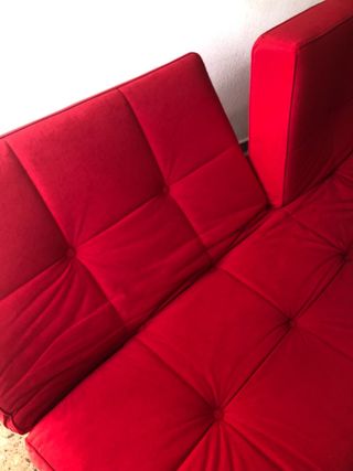 Sofa cama rojo