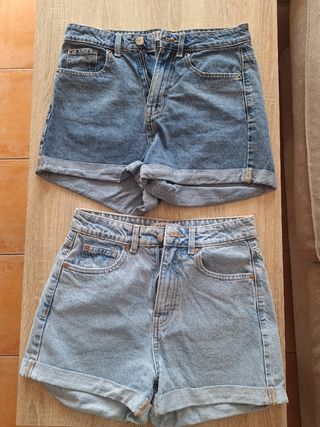 2 shorts vaqueros