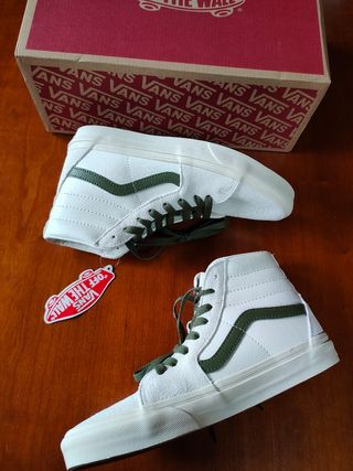Zapatillas Vans SK8-Hi en blanco nube vintage