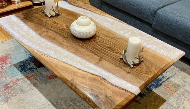 Mesas de resina epoxi