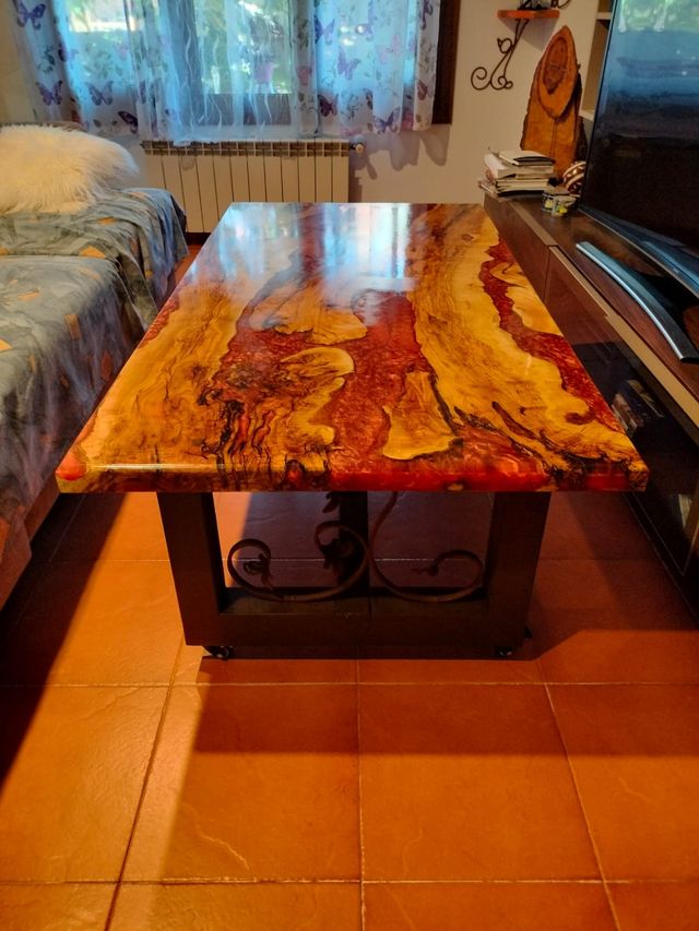 Mesas de resina epoxi