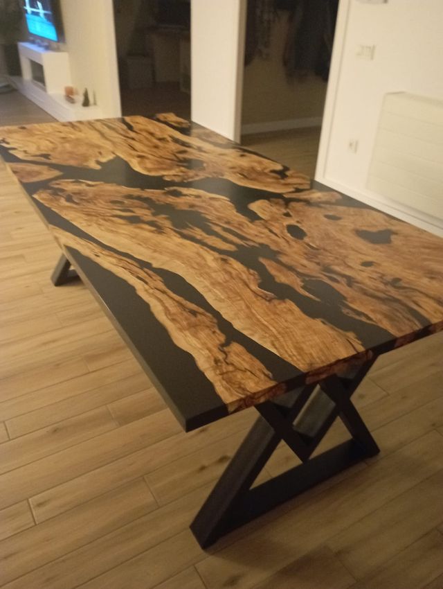 Mesas de resina epoxi
