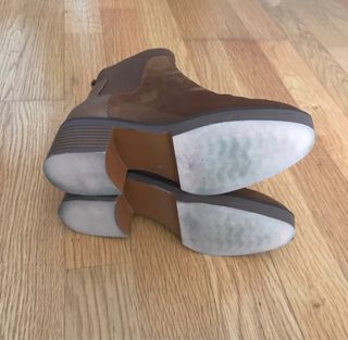 Botines ante marrones