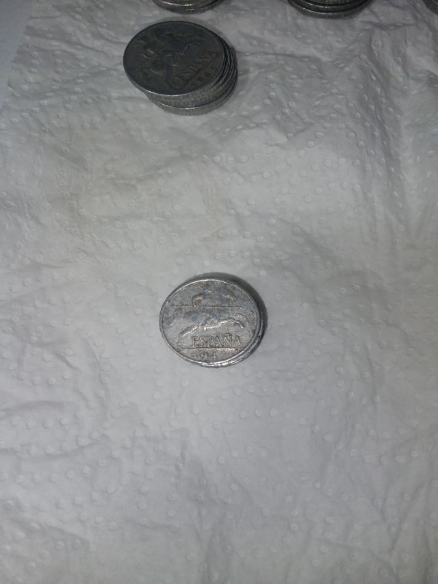 Lote monedas peseta