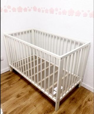 Cuna 120x60 + Colchón Dormity sin uso