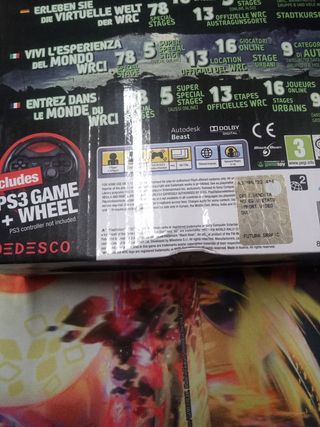 WRC 2 + Ps3 Game wheel Ps3