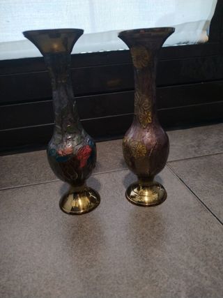Jarrones pequeños, 8 € te llevas los dos