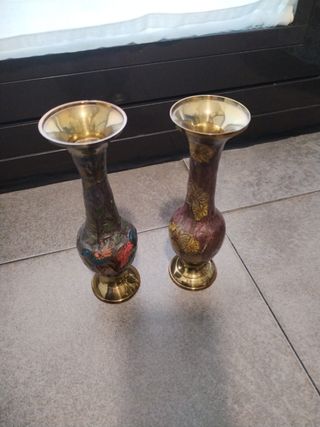 Jarrones pequeños, 8 € te llevas los dos