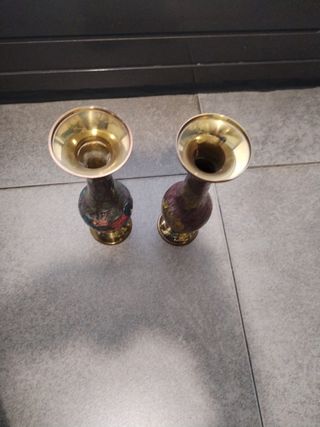 Jarrones pequeños, 8 € te llevas los dos