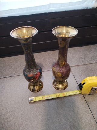 Jarrones pequeños, 8 € te llevas los dos