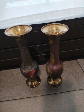 Jarrones pequeños, 8 € te llevas los dos