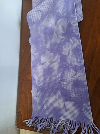 Sciarpa vintage Fila fiori sfumature