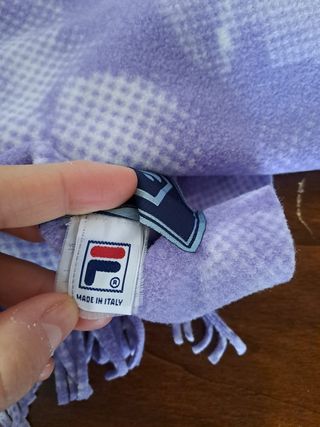 Sciarpa vintage Fila fiori sfumature