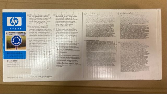 TONER HP 2672A YELLOW NUEVO