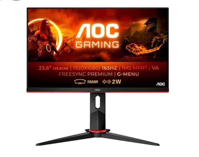 Monitor curvo gaming