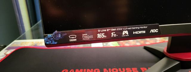 Monitor curvo gaming