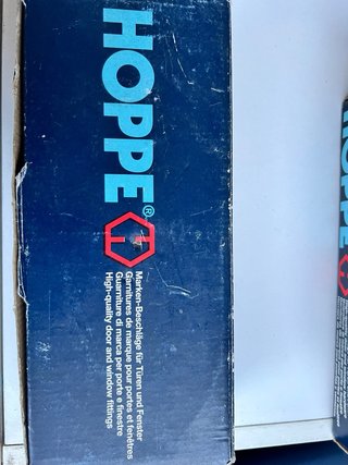 Maniglie Hoppe Verona con placca