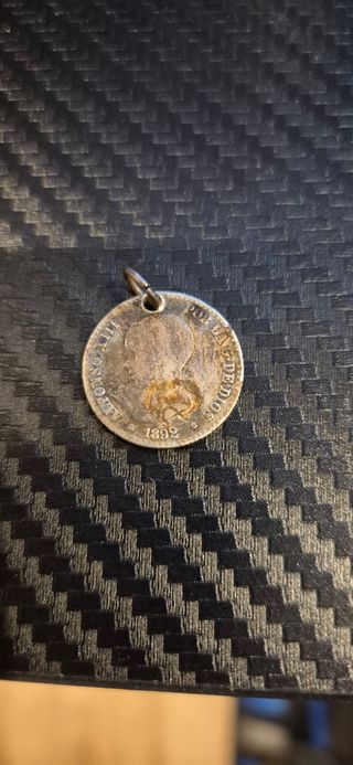 Moneda colgante Alfonso XIII