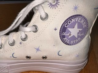 Zapatillas Converse con plataforma talla 37