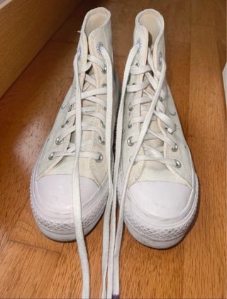 Zapatillas Converse con plataforma talla 37