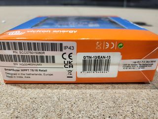 REGULADOR SOLAR VICTRON 75/15A CON BLUETHOOT