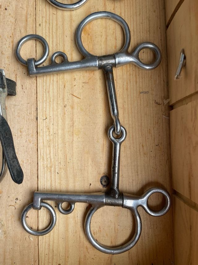 Bocados serretas media caña espuelas