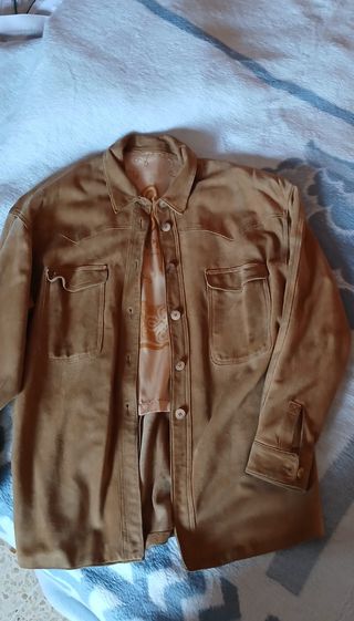 Chaqueta piel de ante Munper