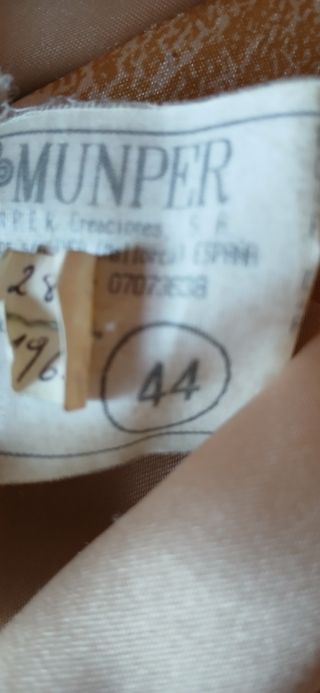 Chaqueta piel de ante Munper