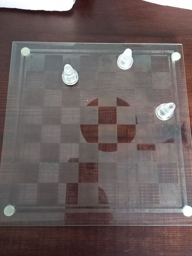 Set scacchi in vetro