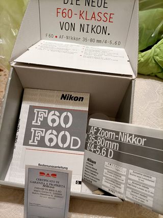 Macchina fotografica Nikon f60