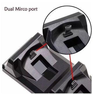 Base de carga Dual USB para mando de PS4 Doble