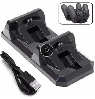 Base de carga Dual USB para mando de PS4 Doble