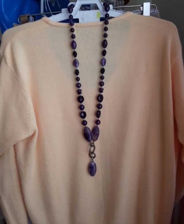 Collar de amatistas