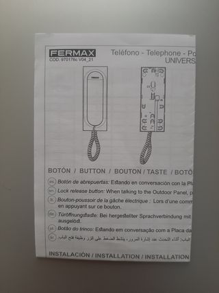 Telefonillo Universal FERMAX