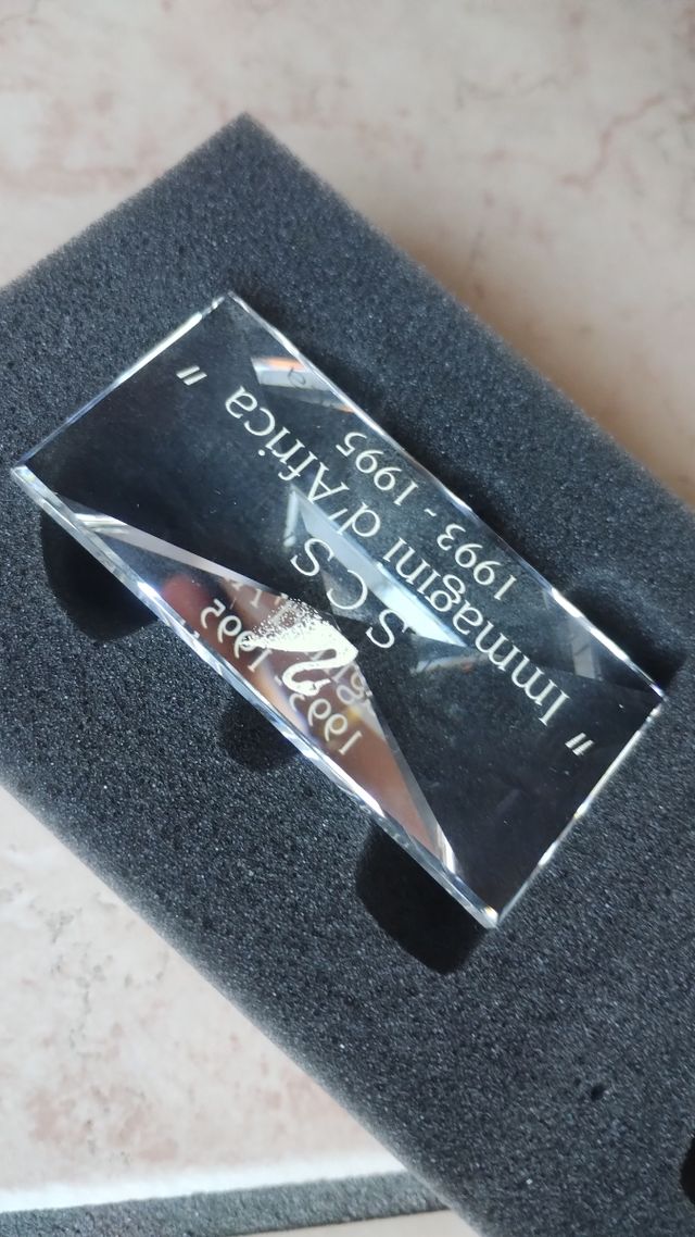 Swarovski targa Originale "immagini d'Africa" 1993