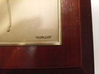 Cuadro De Madera Con Escena Humoristica