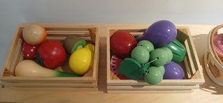 Cocinita madera ikea juguete + complementos