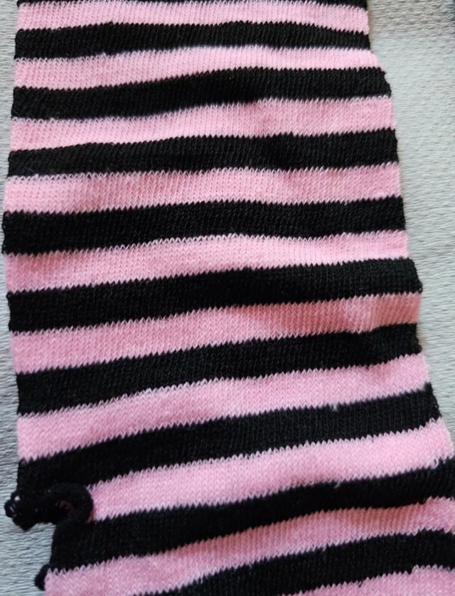 Guante Nuevo Rayas rosa