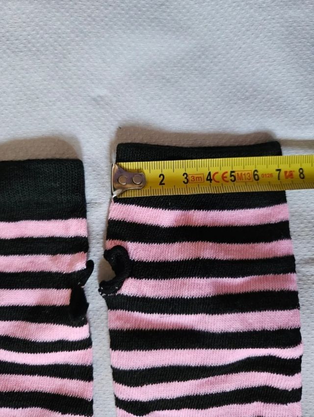 Guante Nuevo Rayas rosa