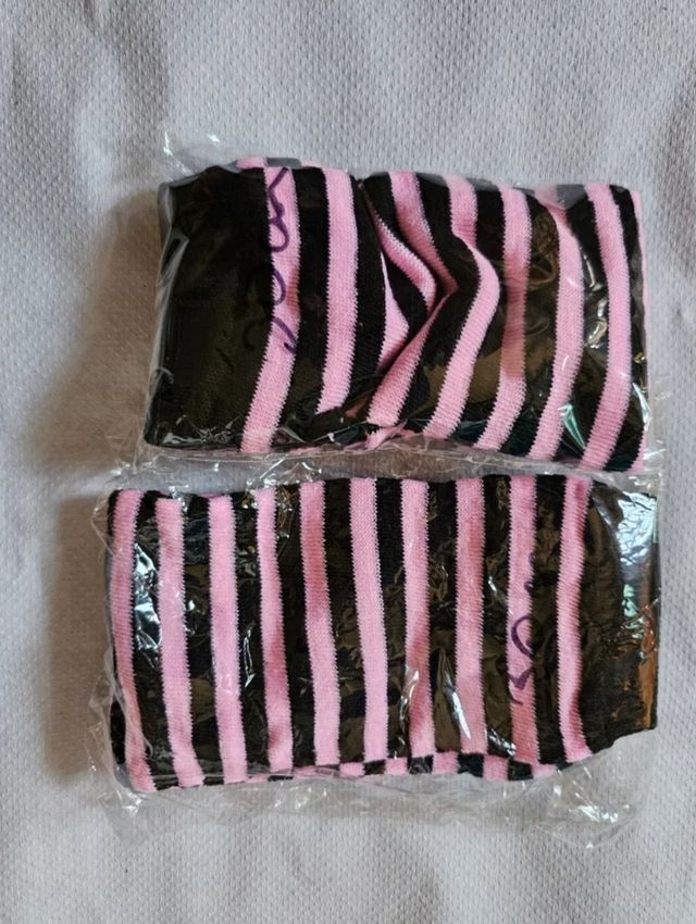 Guante Nuevo Rayas rosa