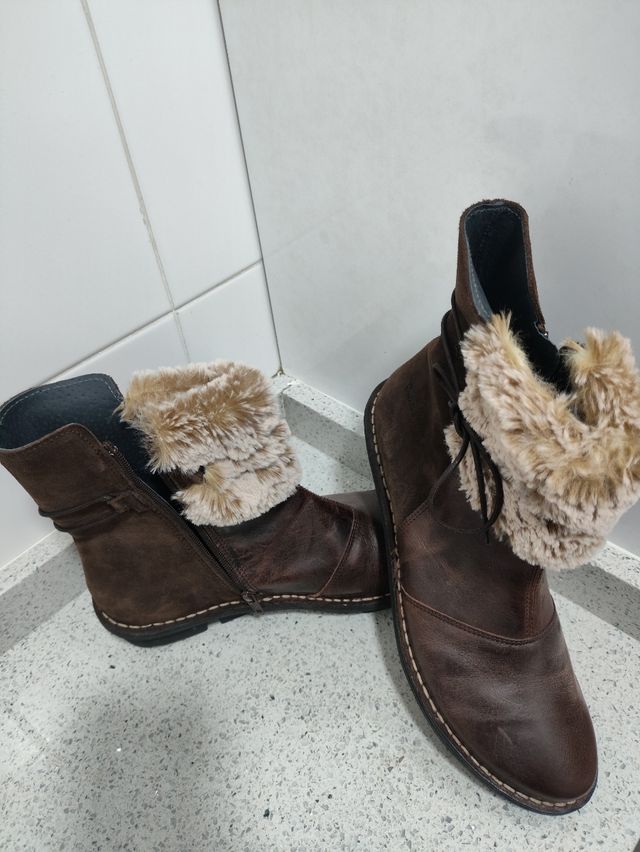 Botines nuevos NICE ,cómodos marrones