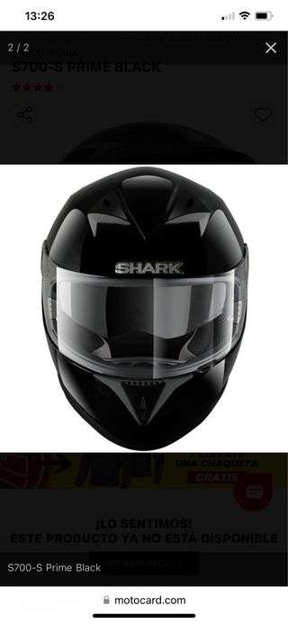 Casco integral Shark S700 Pinlock